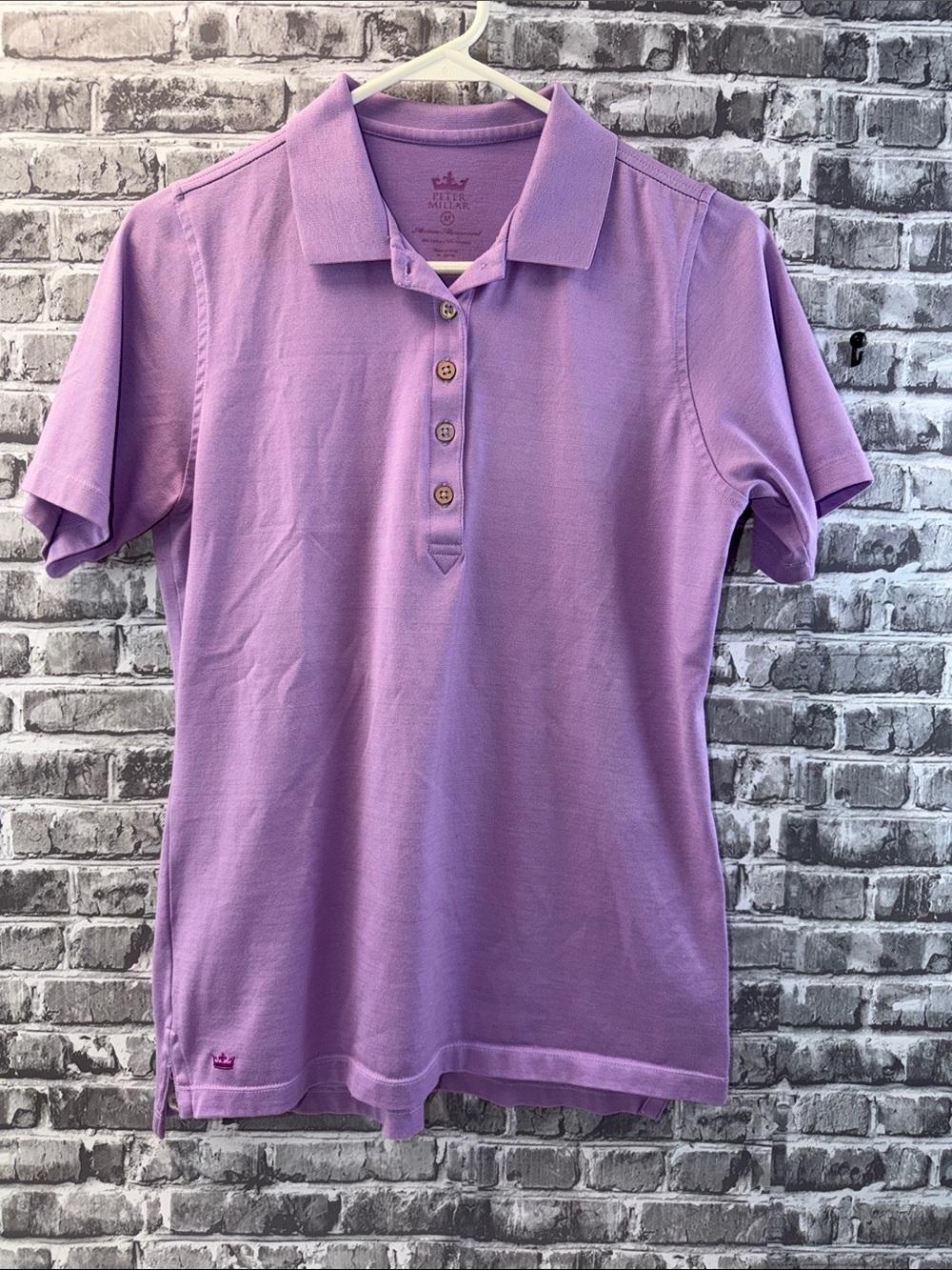 Peter Millar Women's Lavender Polo Top - Classic Short Sleeve